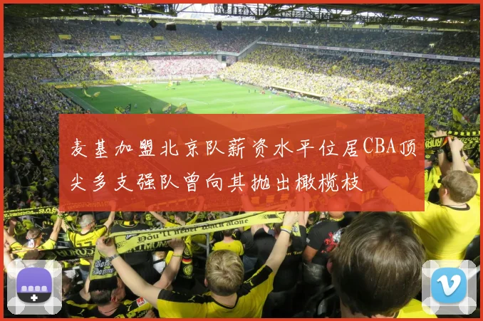 麦基加盟北京队薪资水平位居CBA顶尖多支强队曾向其抛出橄榄枝